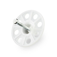 Дюбель тарельчатый гриб с гвоздем для ПМ IN30 бел. (уп.100шт)  PR08.12248