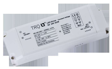Драйвер LED 50W 24В (TRQ Q8H 24В 50Вт) СТ 4002000190