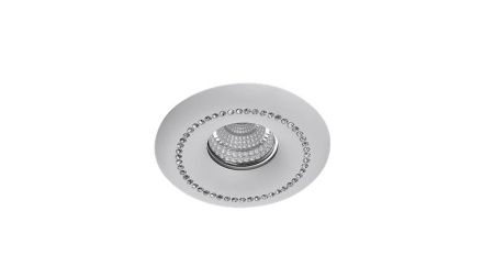 Рамка встраиваемая NC1768R-FW мат MR16 (CHARM-R1-FW) бел.  00-00001737