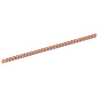 Шина заземляющая главная ГЗШ-30 1200х50х6мм 30 подключений М6(М8) без корпуса  БП-00015476