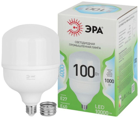 Лампа светодиодная GREEN LINE POWER T140-100W-840-E27/E40 GL Е27/Е40 100Вт колокол яркий свет бел.  Б0067037
