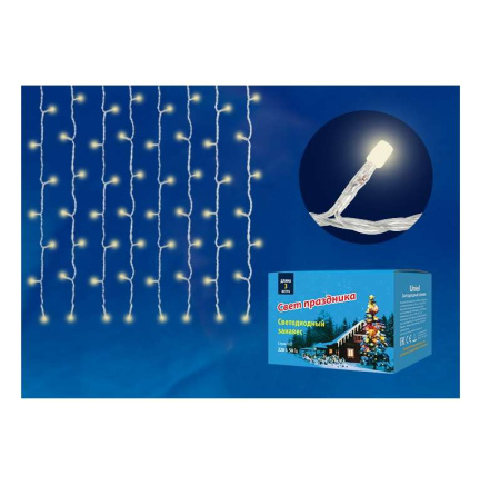 Гирлянда занавес светодиодная ULD-C2030-240/DTA WARM WHITE IP20  UL-00003680