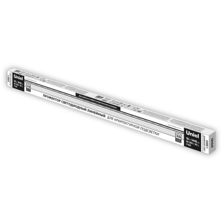 Прожектор линейный светодиодный ULF-L52-18W/6400К/L100 220В IP65 SILVER  UL-00008362
