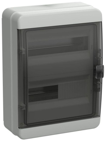 Корпус пластиковый КМПн-24 IP65 черн. прозр. дверь TEKFOR  TF5-KP72-N-24-65-K03-K02