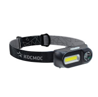 Фонарь аккумуляторный налобный XPE 3Вт + COB 3Вт сменный аккум. 1.2А.ч  KocH3WDLith