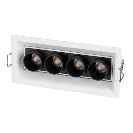 Светильник MS-ORIENT-BUILT-TURN-TC-S67x150-10W Day4000 WH-BK 30 deg 230В IP20 металл 5 лет  032229