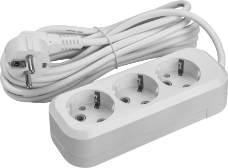 Удлинитель 3х10м с заземл. 16А IP20 90520 OPE-S-03-1000-Е-3х1  90520