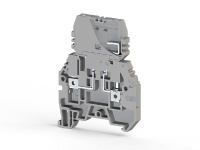 Клеммник с держ. предохр. (5х20 5х25) съем.картридж на DIN-рейку 4кв.мм сер. ASK 3F  354109