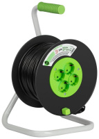 Удлинитель на пластик. катушке 4х40м с заземл. KAT-3x1-40m Greenline ПВС 3х1  Б0065116