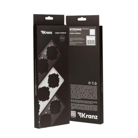 Рамка 3-постовая MIELE антрацит  KR-78-0753-5