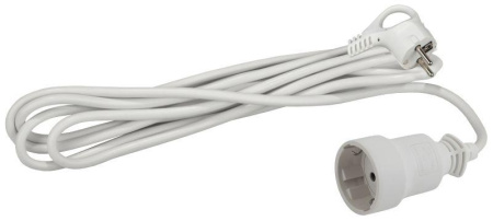 Удлинитель-шнур 1х3м с заземл. 10А IP20 UX-1е-3m ПВС 3х0.75  Б0039817
