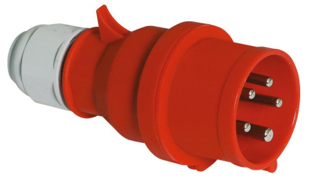 Вилка кабельная 16А 5п 3P+N+PE 400В IP44 Quick-Connect  210715