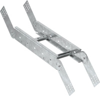 Поворот верт. шарнирный лестничный LESTA 80х600мм HDZ  CPV06-4-80-600-HDZ