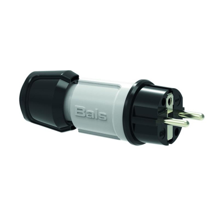Вилка Schuko 16А 3п 2P+E 250В IP44 Multi-grip сер.  7371
