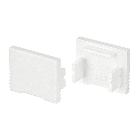Заглушка SL-SLIM-H13M WHITE глухая пластик  037537