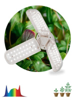 Лампа светодиодная FITO-24W-Ra90-E27-FOLD 24Вт Е27 3-лепестковая для растений полноспектральная  Б0057285