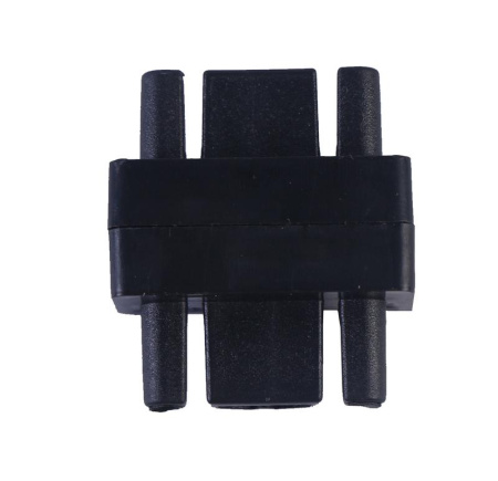 Коннектор шинопровода SC-1B-TL TOP-LINE прямой черн.  4690612029351