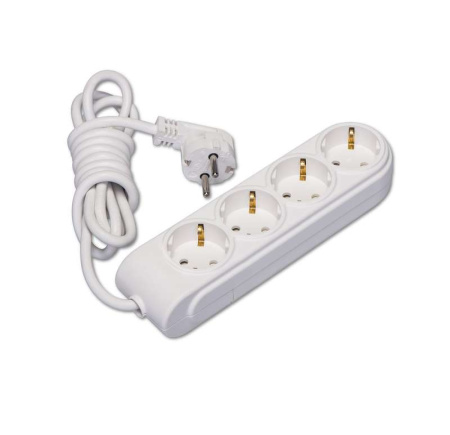 Удлинитель 4х10м с заземл. 16А IP20 защ. шторки  N4210083