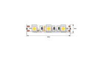 Лента светодиодная стандарт 5050 60LED/м 14.4Вт/м холод. бел. 12В IP20 со скотчем 3М (уп.5м)  00-00007265 Лента светодиодная стандарт 5050 60LED/м 14.4Вт/м холод. бел. 12В IP20 со скотчем 3М (уп.5м)  00-00007265