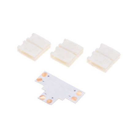 Коннектор T-образный для светодиодной ленты SMD 10мм  148-120