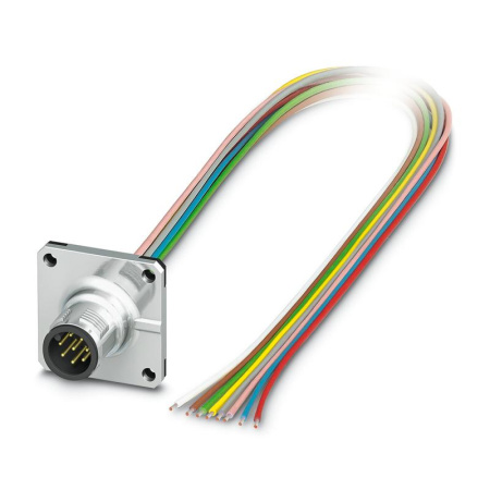 Разъем встраиваемый SACC-SQ-M12MS-8CON-25F/0.5  1441561