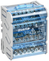 Шины на DIN-рейку (кросс-модуль) ШНК 4х7 3L+PEN TEKFOR  TF-DN10-4-07-100