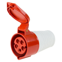 Розетка 215 переносная 3Р+РЕ+N 16А 380В IP44  11-8920