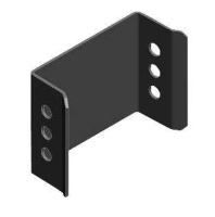 Комплект для скрепления шкафов TTB TTR между собой (4 скобы+16 винтов) (RAL 9004) TB2-KIT-RAL9004 черн.  441089