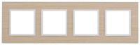 Рамка 4-м 14-5304-01 дерево Elegance белен. дуб/бел. ЭРА Б0049151