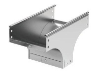 Ответвитель для лотка Т-образ. верт. TD осн. 100 Н80 в комплекте с крепеж. эл. цинк-ламель  37102KZL