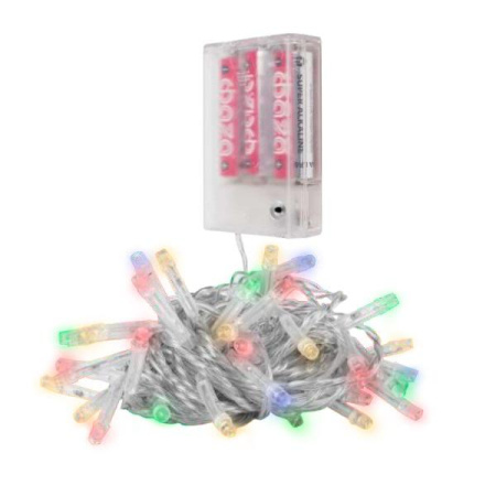 Гирлянда DC-G01-80M 80LED RGB 7.8м 8реж. 3xAA (не в компл.)  5047754