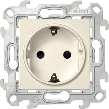 Розетка 1-м СП  24 16А IP20 2P+E Schuko защ. шторки механизм сл. кость  2450432-031