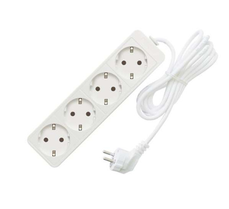 Удлинитель 4х5м с заземл. 16А IP20 3.5кВт ПВС  481S-6405