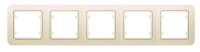 Рамка+вставка 5-м Lillium крем. 18012705