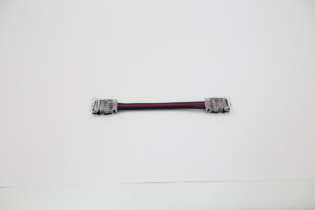 Разъем двойной 4PIN с проводом для LED ленты RGB 10мм (соединение 2х лент)  V4-R0-70.0024.STR-0003