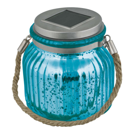 Светильник садовый USL-M-210/GN120 BLUE JAR IP44 солнечная батарея  UL-00003208