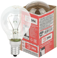 Лампа накаливания ДШ 40-230-Е14 40Вт шар (P45) 230В Е14 ЭРА Б0039132