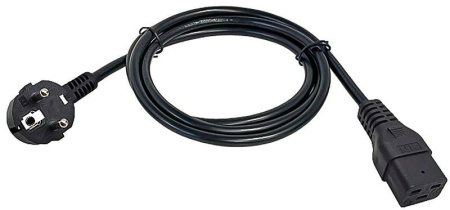Кабель электропитания PDU 3х1.5 2М C19-Schuko  PC-C19D-2M