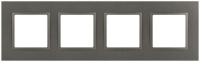 Рамка для розеток и выключателей ЭРА Elegance 14-5014-16 Classic на 4 поста титан Б0065829 Рамка для розеток и выключателей ЭРА Elegance 14-5014-16 Classic на 4 поста титан Б0065829