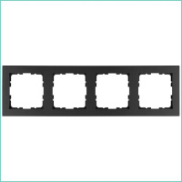 Рамка 4-м G-Classic антрацит  G1004B