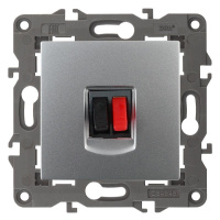 Розетка аудио 14-3111-03 Elegance алюм. ЭРА Б0034322