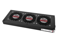 Модуль вентиляторный 3 вентилятора колодка R-FAN-3J-9005 черн.  1500763