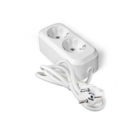 Удлинитель 2х3м с заземл. IP20 Е-302А ПВС 3х1.5  1718