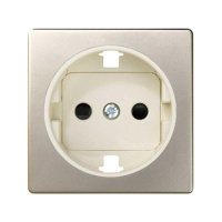 Накладка розетки 82 с заземл. шампань/сл. кость 82041-64
