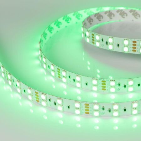 Лента светодиодная RT-B120-15mm 24V RGB 28.8Вт/м IP20 5060 открыт. (уп.5м)  011205(2)