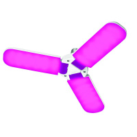 Лампа светодиодная LED-P65-24W/SPSB/E27/FR/P3 PLP32WH 24Вт P65 лепестковая матовая E27 для растений спектр для рассады и цветения (упак. картон)  UL-00007407