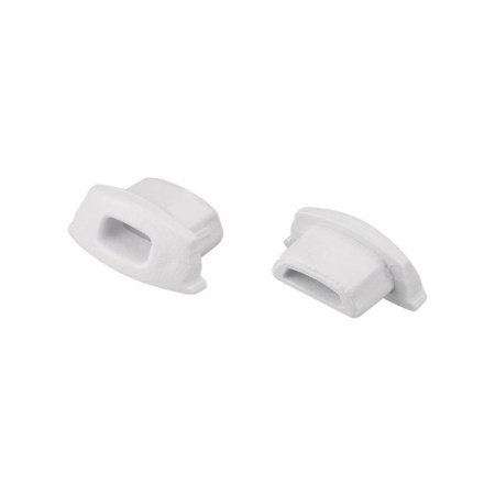 Заглушка ARH-BENT-W11 с отверстием пластик  023613