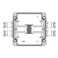 Коробка клеммная взрывозащ. TBE-A-17-(4xCBC.2)-2xKH2MHK(B)-2xKH2MHK(D)1Ex e IIC Т5 Gb  1201.171.22.121O