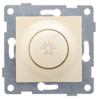 Механизм диммера СП Bravo 500Вт с накладкой и воротком беж.  С10Д6-003