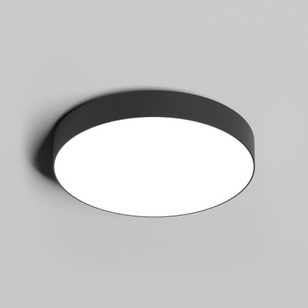 Светильник накладной TAB 36Вт LED 3000К/4000К/6500К IP20 d212mm черн. алюм./акрил  DK2851-BK